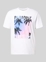 krój regular fit t-shirt z czystej bawełny model 'MAGDY LIFE' od ONLY & SONS - 3
