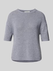 Loose Fit Strickpullover mit kurzem Arm von Marc O'Polo - 13