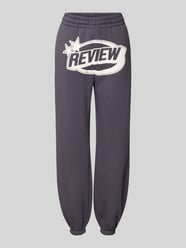 Sweatpants mit elastischem Bund von Review - 7