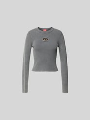 Longsleeve mit Label-Detail von Diesel Grau - 32