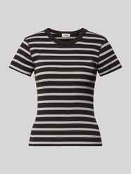 Slim Fit T-Shirt in Ripp-Optik Modell 'Koale' von DRYKORN - 13