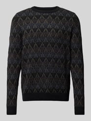 Gebreide pullover met ribboorden, model 'EDDIE' van Jack & Jones Premium - 6