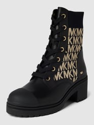 Veterboots met elastische inzet, model 'Brea' van MICHAEL Michael Kors Zwart - 13