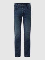 Jeansy o kroju regular fit ze streczem  od camel active Niebieski - 13