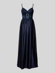 Regular Fit Abendkleid mit floralem Spitzenbesatz von LUXUAR FASHION - 11