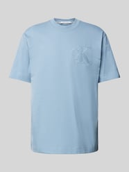 T-Shirt mit Rundhalsausschnitt von Calvin Klein Jeans Blau - 42