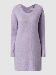 Strickkleid mit Rippenstruktur Modell 'Fiona'  von Lovely Sisters Lila - 14