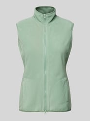 Fleecegilet met opstaande kraag van Christian Berg Woman Groen - 41