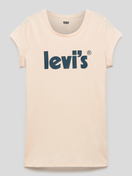 T-Shirt mit Label-Print von Levi’s® Kids Orange - 38