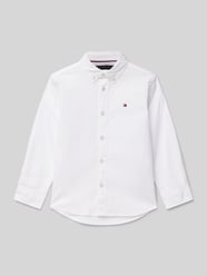 Hemd mit Button-Down-Kragen von Tommy Hilfiger Kids Weiß - 6