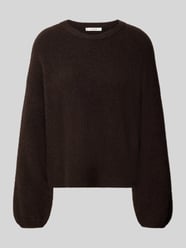 Relaxed Fit Pullover aus Woll-Alpaka-Mix Modell 'Alpha' von Gestuz - 17