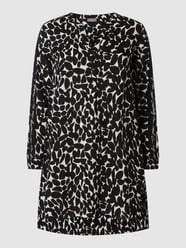 PLUS SIZE jurk van viscose  van Samoon Zwart - 13