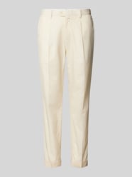 Regular Fit Hose mit Bundfalten Modell 'olimpo' von Mango Beige - 47