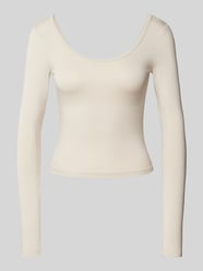 Longsleeve mit tiefem Rückenausschnitt von Gina Tricot Beige - 7