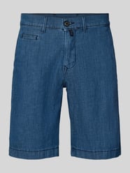Regular Fit Bermudas in Denim-Optik mit Paspeltasche von Pierre Cardin - 7