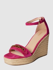 Wedges aus Leder von Guess Rot - 16
