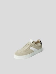 Sneaker mit Kontrastbesatz von Copenhagen Grau / Schwarz - 46