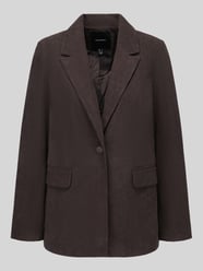 Loose Fit Longblazer mit steigendem Reverskragen Modell 'NORA' von VERO MODA - 7