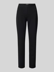 Slim fit stoffen broek met ritszakken van Christian Berg Woman - 14