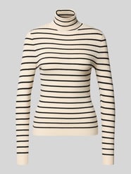 Golf o kroju slim fit z mieszanki wiskozy model ‘KAROL’ od ONLY - 12