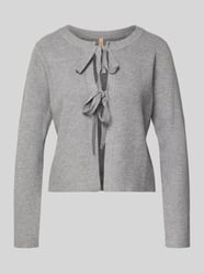 Gebreid jack met vetersluiting, model 'KANITA' van Soyaconcept - 4