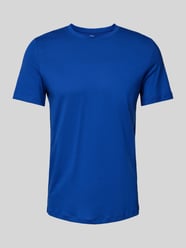 Regular Fit T-Shirt aus reiner Baumwolle mit gummiertem Label-Print von s.Oliver RED LABEL Blau - 48