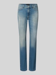 High Waist Slim Fit Jeans mit Label-Patch von Marc Cain - 19