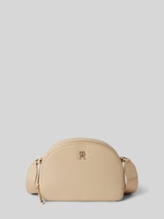 Handtasche mit Label-Applikation und Schulterriemen von Tommy Hilfiger Beige - 48