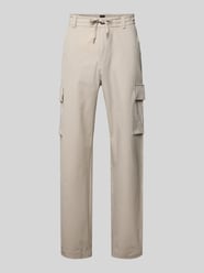 Spodnie cargo o kroju relaxed fit z szlufkami na pasek model 'SRACKY' od BOSS Orange - 17