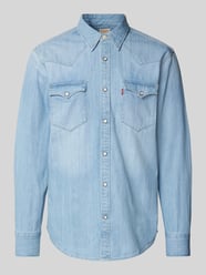 Regular Fit Jeanshemd mit Label-Detail von Levi's® Blau - 33