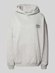 Oversized Hoodie mit Label-Print von ANOTHER COTTON LAB Grau - 13