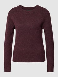 Gebreide pullover met ronde hals, model 'DOFFY' van Vero Moda Rood - 7