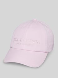 Czapka z daszkiem z wyhaftowanym logo od Marc O'Polo Fuksjowy - 18