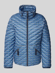 Steppjacke mit Stehkragen von Christian Berg Woman Selection Blau - 46