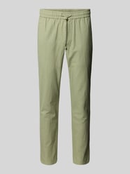 Cropped Stoffhose aus Leinen-Mix Modell 'LINUS' von Only & Sons - 14