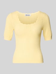 t-shirt o kroju slim fit z czystej bawełny model 'SCOUT' od PIECES - 5