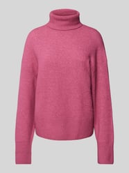 Strickpullover mit Rollkragen von Marc O'Polo Denim Pink - 32