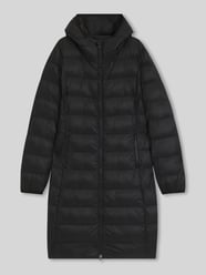 Regular fit gewatteerde lange jas met capuchon van HUGO - 38