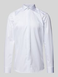 Body Fit Business-Hemd mit verdeckter Knopfleiste Modell 'Royal' von OLYMP Level Five Weiß - 36