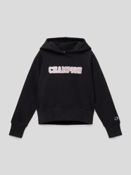 Hoodie mit Label-Stitching Modell 'Rochester' von CHAMPION Schwarz - 22
