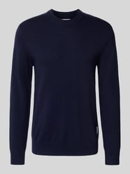 Gebreide pullover van lamswol met ronde hals van Matinique - 11