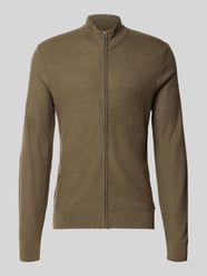 Strickjacke aus Wolle mit Stehkragen von JOOP! COLLECTION - 3
