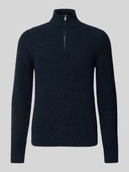 Regular Fit Troyer mit kurzem Reißverschluss Modell 'JOIN' von ONLY & SONS - 5