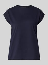 T-Shirt mit Rundhalsausschnitt und Rollsaum von Christian Berg Woman - 35