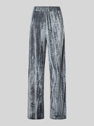 Schimmernde Hose aus Samt mit elastischem Bund von Christian Berg Woman - 9
