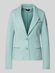 Blazer met labelbadge van monari - 4