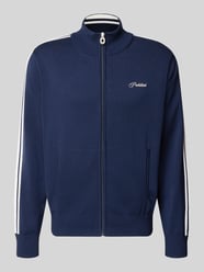 Gebreid jack met labelstitching model 'VARSITY' van PROHIBITED - 41