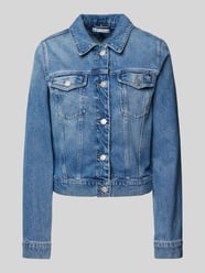 Kurtka jeansowa o kroju slim fit z mieszanki bawełny od Tommy Hilfiger - 8