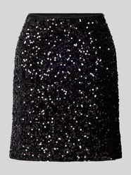 Minirock mit Pailletten Modell 'PAILLET' von b.young - 16