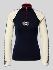 Gebreide pullover van wol met ritssluiting, model 'Geilo' van Dale of Norway - 27